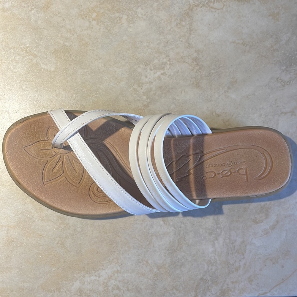 b.o.c. White Multi-Strap Toe-Loop Sandals - Picture 7 of 10